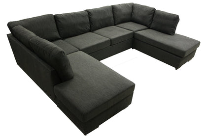 Barcelona U-Soffa 360 Dubbel Avslut